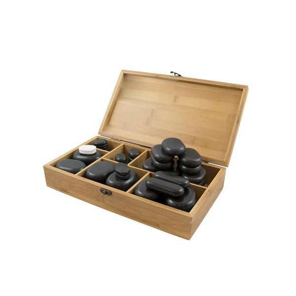 Coffret pierres chaudes LONDON (45 pièces)