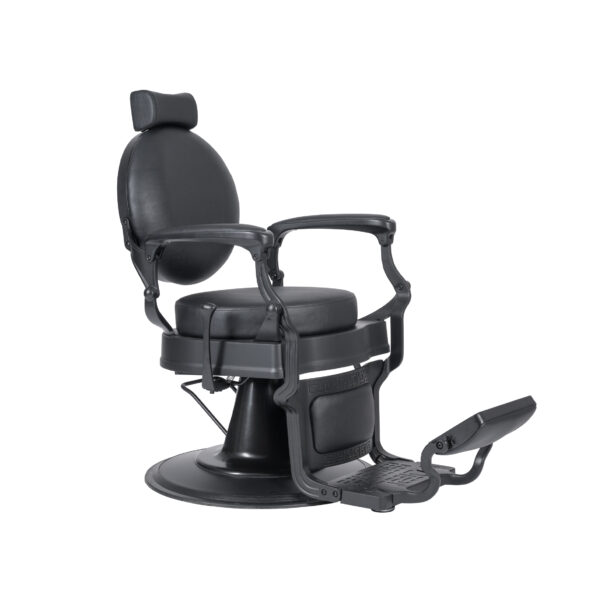 Fauteuil barbier noir pas cher