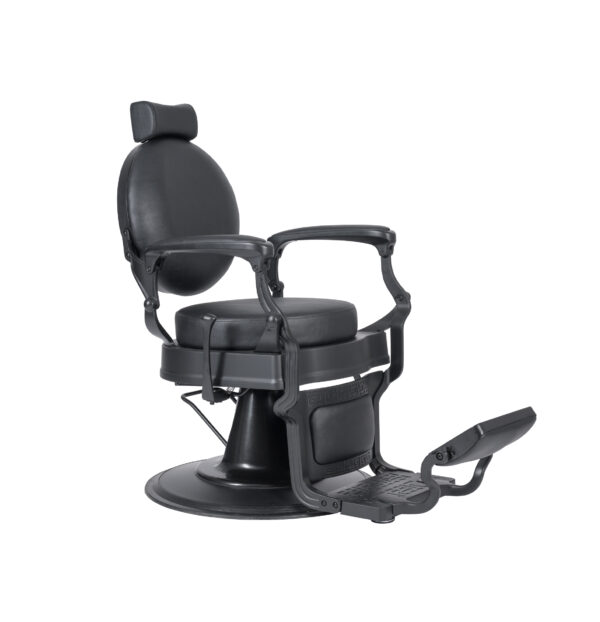 Fauteuil barbier noir pas cher